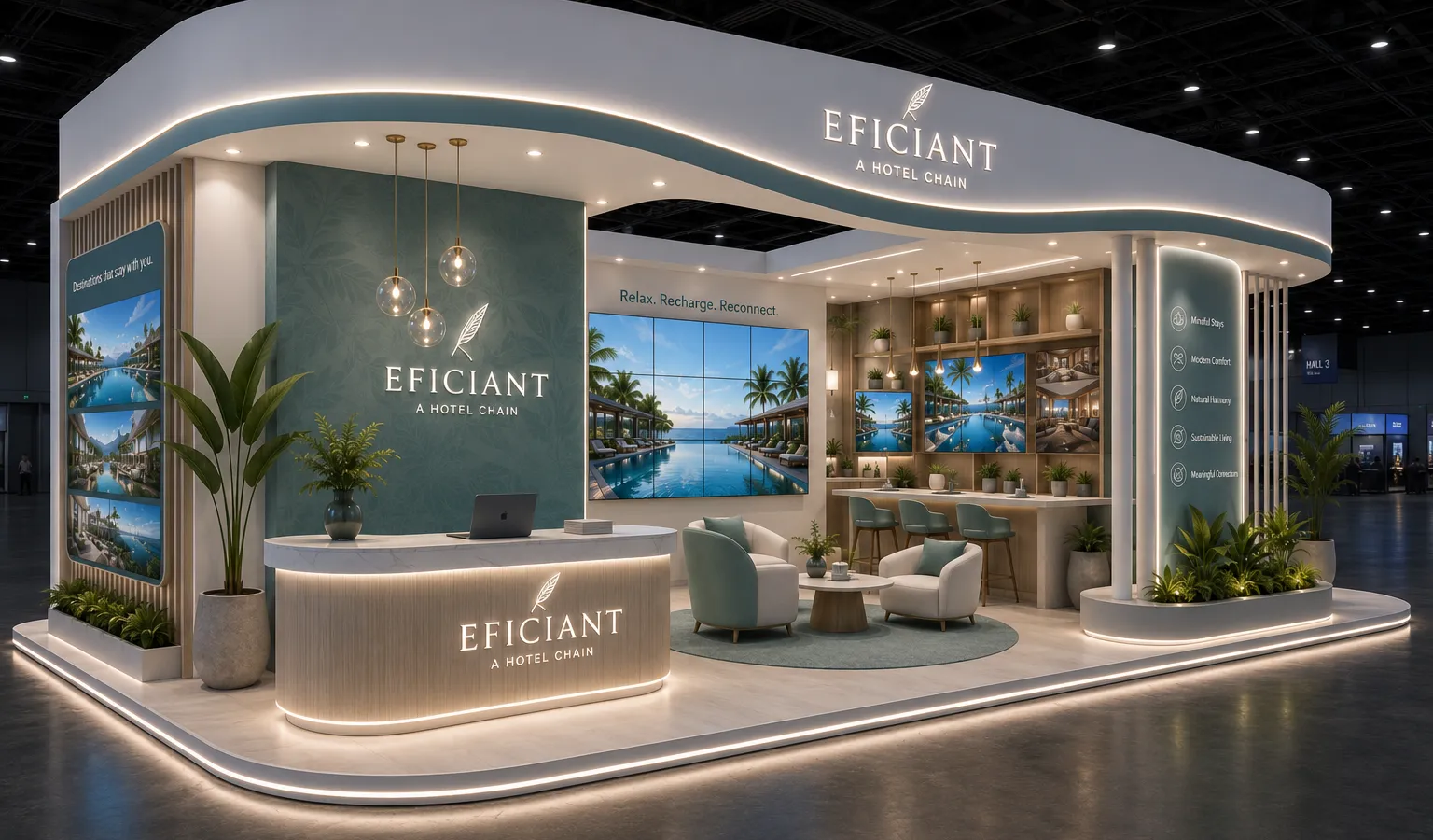 EFICIANT — exhibition stand by G-Bit Designs