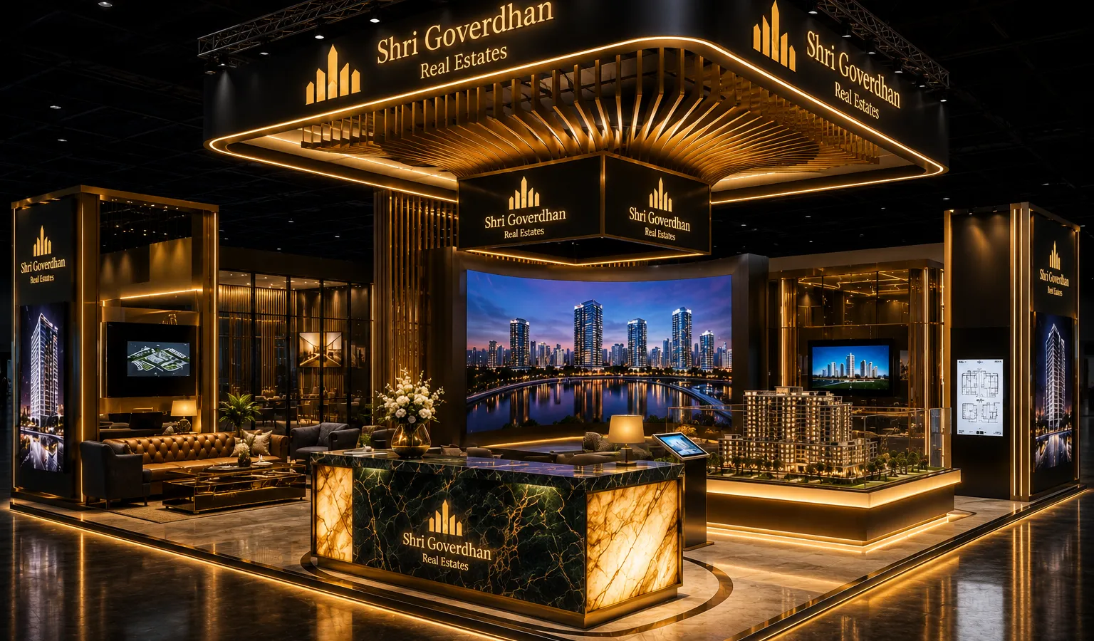 SG Launch Suite — exhibition stand by G-Bit Designs